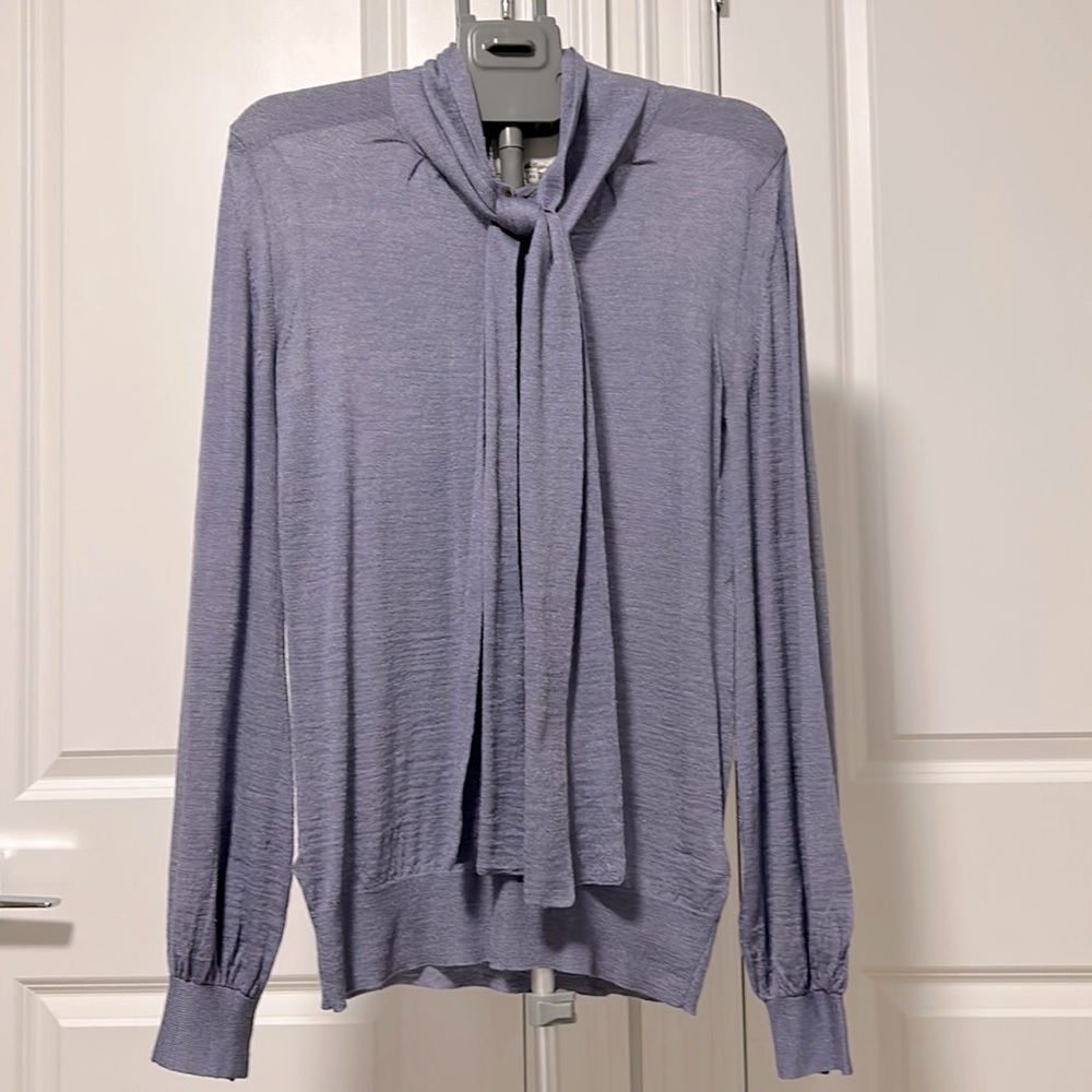 Phillip Lim Tie Neck Knit Blouse
